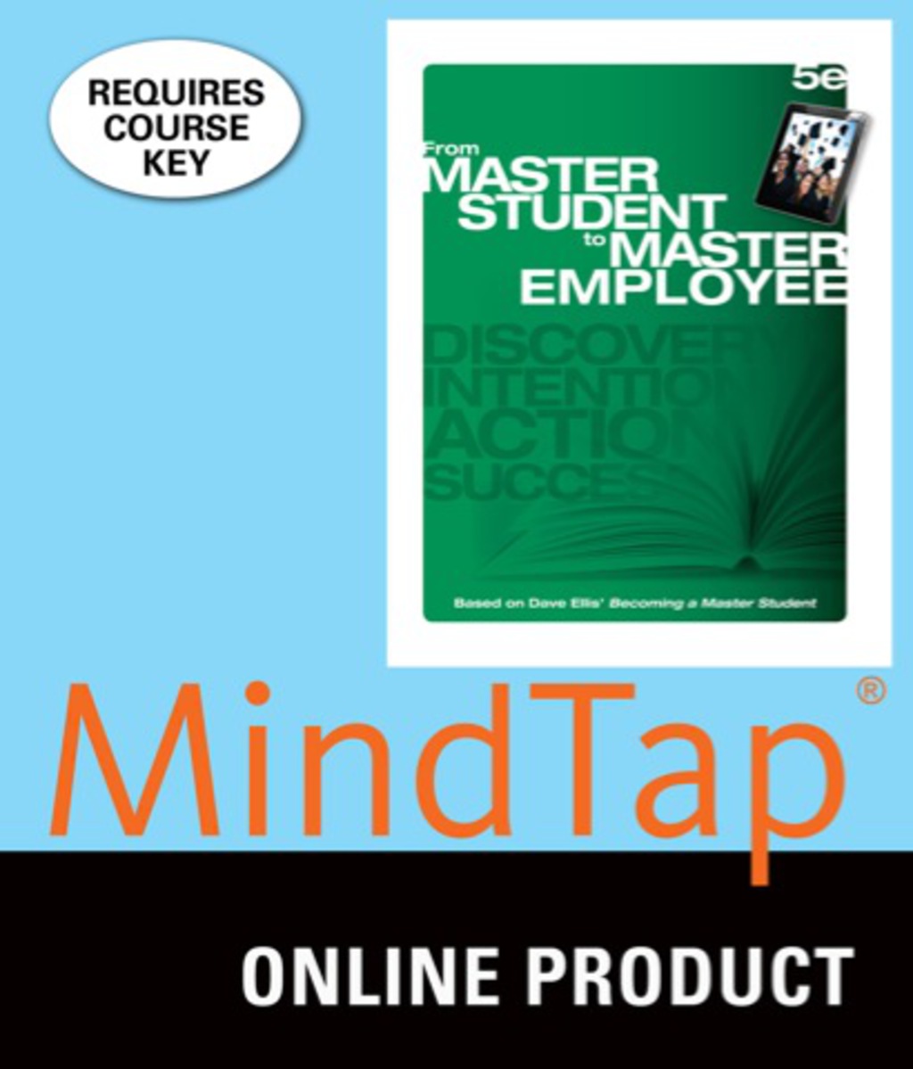 MindTap College Success for Ellis' From Master Student to Master Employee, 5th Edition, [Instant Access], 1 term (6 months) 5th Edition â€“ PDF/EPUB Version Downloadable